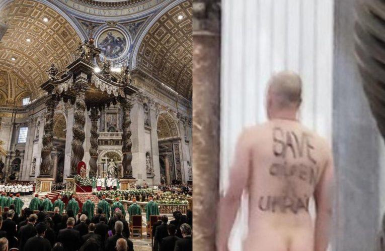La Basílica de San Pedro celebrará un rito por un hombre que se desnudó y profanó su altar