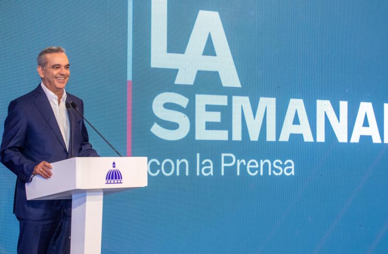 Abinader realizará este lunes encuentro La Semanal con la Prensa, desde Santiago